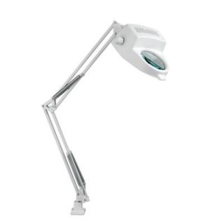 Illumine Designer Collection 30 in. White Desk Lamp with White Metal Shade CLI LSM 184WHT