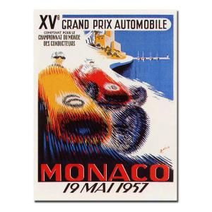 Trademark Fine Art 18 in. x 24 in. Monaco 1957 by George Ham Canvas Art V8072 C1824GG