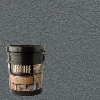 Restore Deck Liquid Armor Resurfacer 4 Gal. Water Based Gray Exterior Coating DISCONTINUED 49503