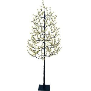 Sterling, Inc. 7.5 ft. LED Pre Lit Artificial Blossom Christmas Tree with Warm White Lights 92411086