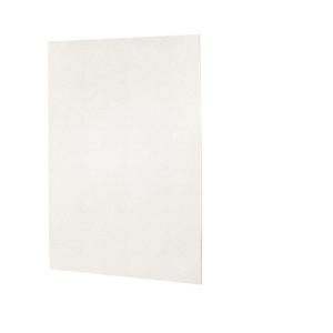 Swanstone 60 in. x 72 in. One Piece Easy Up Adhesive Shower Wall Panel in Tahiti White SS 6072 1 011