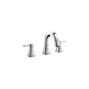 GROHE Grandera Deck Mount 2 Handle Low Arc Bathroom Faucet in StarLight Chrome 20418000