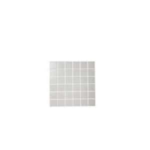 Daltile Permatones White 12 in. x 12 in. x 6mm Glazed Ceramic Mosaic Floor and Wall Tile (10 sq. ft. / case) 650122HD1P7