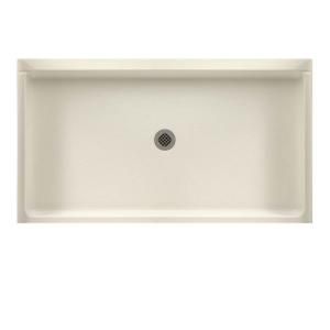 Swanstone 32 in. x 60 in. Solid Surface Single Threshold Shower Floor in Bone SF03260MD.037