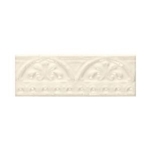 Daltile Fashion Accents Almond 3 in. x 8 in. Ceramic Arches Accent Wall Tile FA5213538ARC1P1