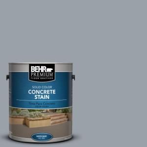 BEHR Premium 1 Gal. #PFC 57 Silver Spur Solid Color Concrete Stain 80001