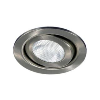 BAZZ 500 Series 4 in. Halogen Recessed Brushed Chrome Light Fixture Kit 500 152