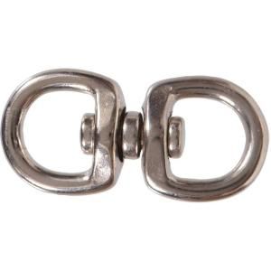 The Hillman Group 5/8 x 2 1/2 in. Double Swivel with Round Eyes in Nickel Plated (10 Pack) 321540.0