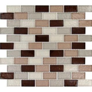 MS International Ayres Blend 12 in. x 12 in. x 8 mm Glass Mesh Mounted Mosaic Tile SMOT GLBRK AB8M