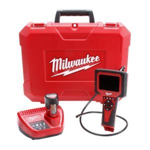 Milwaukee M12 12 Volt Lithium Ion Cordless M Spector AV Inspection Camera 9.5mm Kit 2312 21