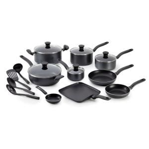 T Fal Initiatives 18 Piece Cookware Set in Grey A821SI74