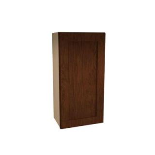 Home Decorators Collection Assembled 9x36x12 in. Wall Single Door Cabinet in Franklin Manganite Glaze W0936L FMG