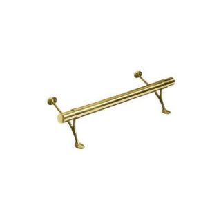 Lido Designs 8 ft. Solid Brass Bar Foot Rail Kit LB 00 FR1008/2