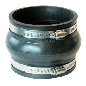 Fernco 4 in. x 4 in. PVC Mechanical Flexible Expansion Coupling PXJ 4