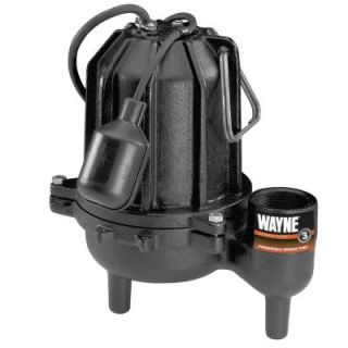 Wayne 1/2 HP Cast Iron Sewage Pump DISCONTINUED CSE50TE