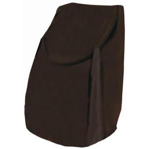 Two Dogs Designs 48 in. Chocolate Brown High/Stack Patio Chair Cover 2D 02880