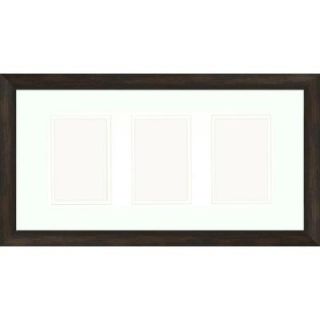 PTM Images 3 Opening 4 in. x 6 in. Matted Brown Photo Collage Frame (Set of 2) 8 0002A BROWN