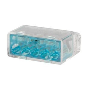 Contractors Choice Blue 5 Port Push In Wire Connector (50 Pack) 67235.0