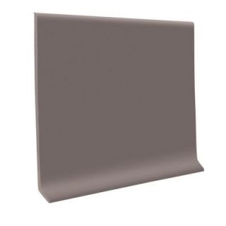 ROPPE 700 Series Charcoal 6 in. x 48 in. x .125 in. Wall Base Cove (30 Piece) 60C73P123