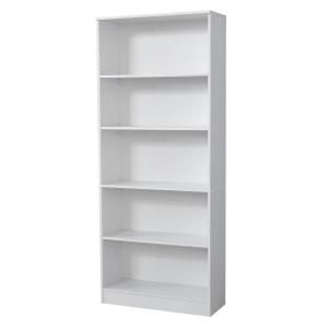 Hampton Bay White 5 Shelf Standard Bookcase THD90004.1a.OF