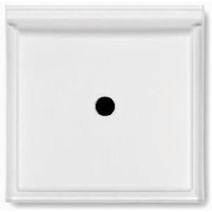 Aquatic 36 in. x 36 in. x 6 in. Composite Shower Base in White 3636CPAN WH