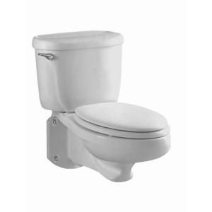 American Standard Glenwall Pressure Assisted Wall Mounted 2 piece 1.6 GPF Elongated Toilet in Linen 2093.100.222
