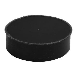 Speedi Products 8 in. 24 Gauge Black Matte Single Wall Stove Pipe Cap SP BC 08