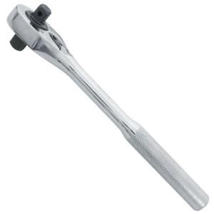 URREA 1/2 in. Drive X 3/8 in. Drive (Double Drive) Reversible Chrome Ratchet 544952N