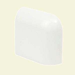 U.S. Ceramic Tile Color Collection Matte Snow White 2 in. x 2 in. Ceramic Radius Corner Wall Tile DISCONTINUED 272 AN4200