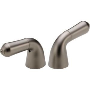 Delta Pair of Innovations Lever Handles in Pearl Nickel for Bidets and 2 Handle Faucets H24NN