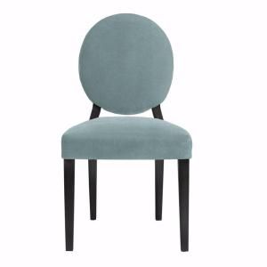 Home Decorators Collection Hammond Aqua Moleskin Side Chair 0142300330