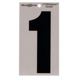 The Hillman Group 5 in. Mylar Reflective Number 1 844097