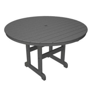 Trex Outdoor Furniture Monterey Bay Stepping Stone 48 in. Round Patio Dining Table TXRT248SS