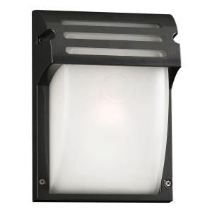 PLC Lighting 1 Light Outdoor Bronze Wall Sconce with Frost Glass CLI HD3607BZ