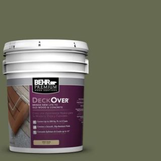 BEHR Premium DeckOver 5 gal. #SC 138 Sagebrush Green Wood and Concrete Paint 500005