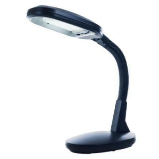 Trademark Art Deluxe Sunlight 22 in. Black Desk Lamp 72 0893
