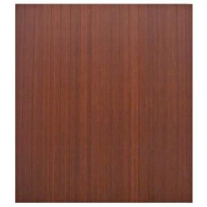 Anji Mountain Standard 5mm Dark Brown Mahogany 42 in. x 48 in. Bamboo Roll Up Office Chair Mat Without Lip AMB24035