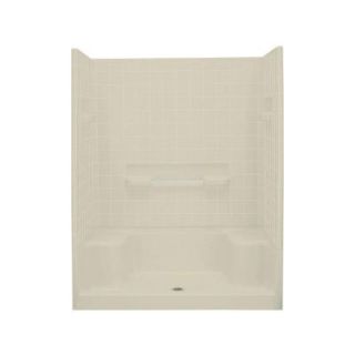 Sterling Plumbing Advantage 35 1/4 in. x 60 in. x 59 1/4 in. Shower Kit in Almond DISCONTINUED 62040106 47