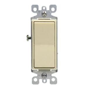 Leviton Decora 15 Amp Single Pole AC Quiet Switch (10 Pack)   Ivory M25 05601 2IM