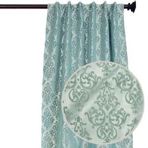 Home Decorators Collection Pari Blue Back Tab Curtain DISCONTINUED 91260