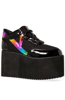 Y.R.U. Shoe Qozmo in Black Rainbow Black