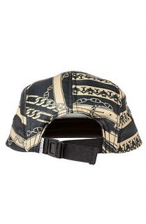 Crooks and Castles Hat Regalia Noir 5 Panel in Black