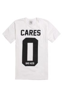 Mens Bad Acid T Shirts   Bad Acid Cares Zero T Shirt