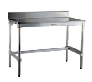 New Age Work Table w/ Stainless Top & 16 Gauge Stainless Top, 96x30 in, Aluminum