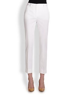 Dolce & Gabbana Stretch Cotton Pants   White