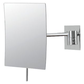 Vanity Mirror Minimalist Rectangular Wall Mirror 5 X 8 Chrome