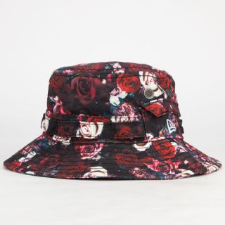 Bloom Mens Bucket Hat Red One Size For Men 236026300
