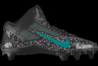 Nike Alpha Pro 3/4 D iD Custom Mens Football Cleats   Black