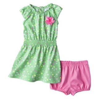 Just One YouMade by Carters Girls Dress and Panty Set   Teal/Pink 12 M