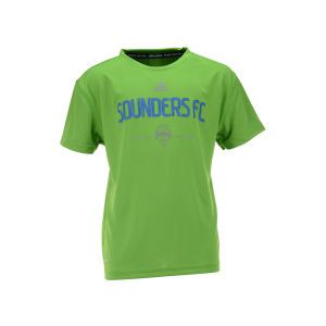 Seattle Sounders FC adidas MLS Kids Team and Logo Climalite T Shirt